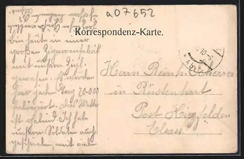 AK Wien, Alt-Ottakring, Jubiläums-Blumenkorso 1908, Geschmückte Kutsche