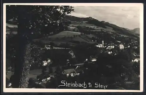 AK Steinbach a. d. Steyr, Blick auf den Ort