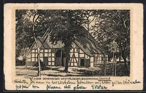 AK Bad Oeynhausen, Westfälisches Bauernhaus