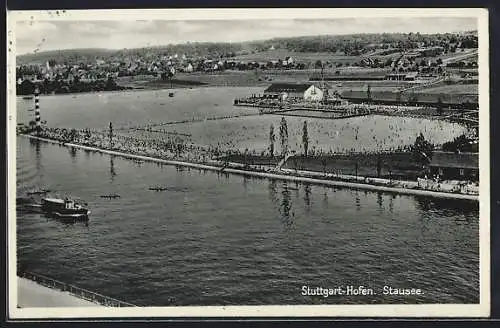 AK Stuttgart-Hofen, Stausee