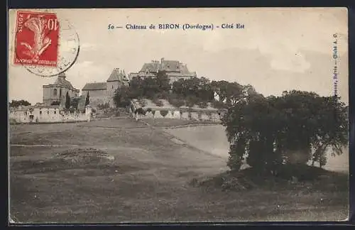 AK Biron, Château de Biron côté Est