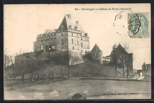 AK Biron, Château de Biron, côté nord