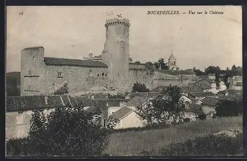 AK Bourdeilles, Vue sur le Château