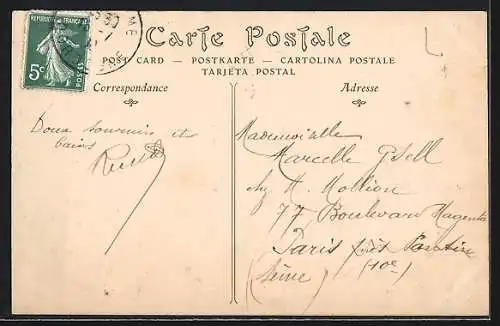 AK Bourdeilles, Vue sur le Château