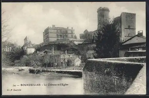 AK Bourdeilles, Le Château et l`Église