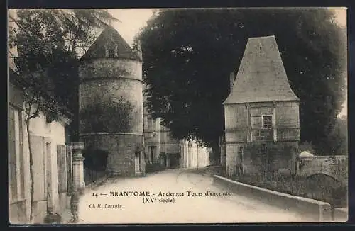 AK Brantôme, Anciennes tours d`enceinte, XVe siècle