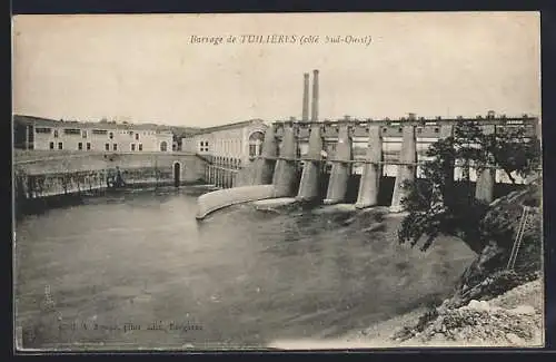 AK Tuilières, Barrage côté Sud-Ouest