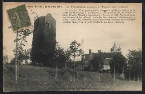 AK La Vermondie, Vieux Château de la Dordogne près de Montignac