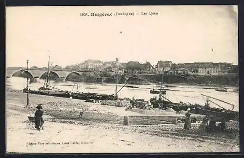 AK Bergerac, Les Quais et le pont sur la Dordogne