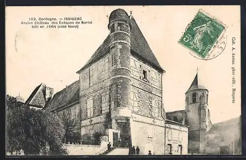 AK Issigeac, Ancien Château des Évêques de Sarlat bâti en 1664, côté Nord