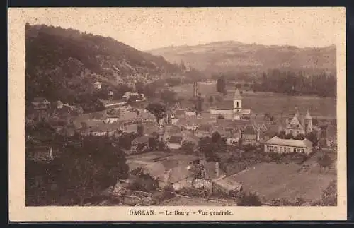 AK Daglan, Le Bourg, Vue générale