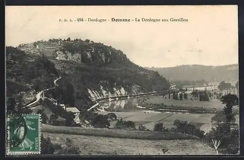 AK Domme, La Dordogne aux Gravillou