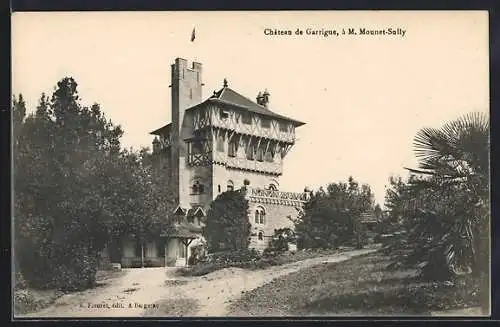 AK Garrigues, Château de Garrigues, résidence de M. Mounet-Sully