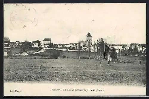 AK Mareuil-sur-Belle, Vue générale