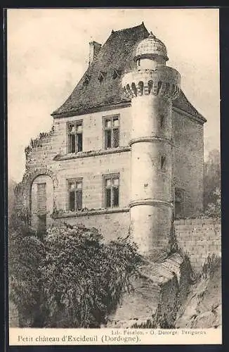 AK Excideuil, Petit château en Dordogne