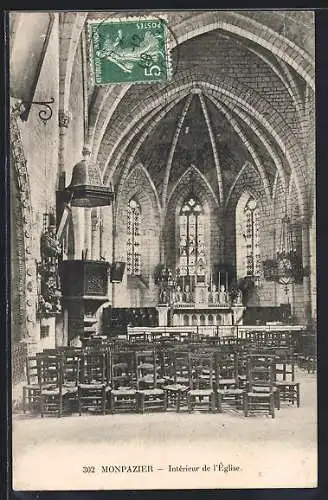 AK Monpazier, Intérieur de l`église