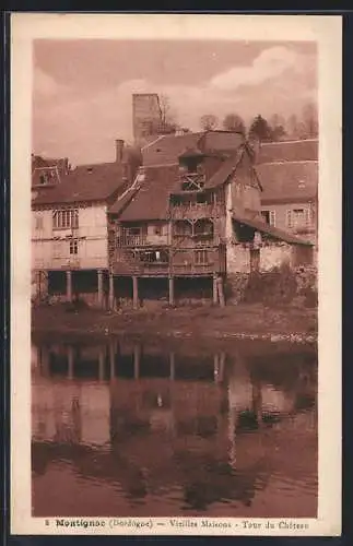 AK Montignac, Vieilles maisons, Tour du Château