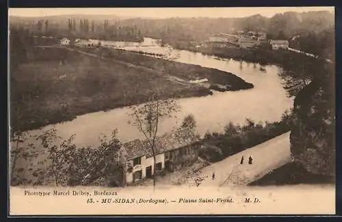 AK Mussidan, Plaine Saint-Front et rivière paisible