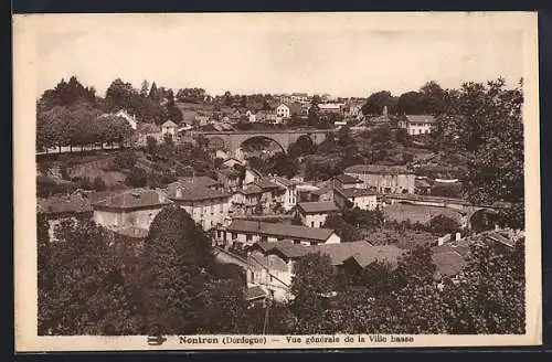 AK Nontron, Vue générale de la Ville basse