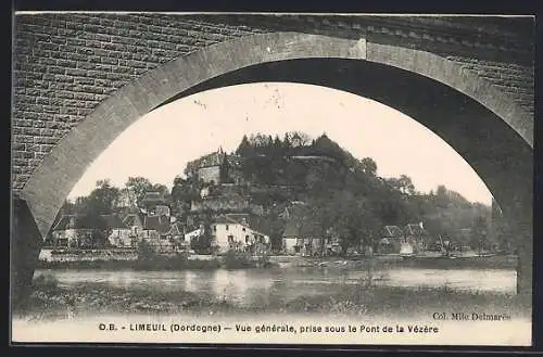 AK Limeuil, Vue générale sous le Pont de la Vézère