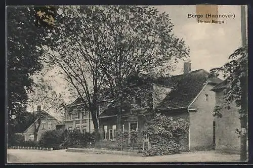 AK Berge /Hannover, Unten Berge mit Wohnhäusern