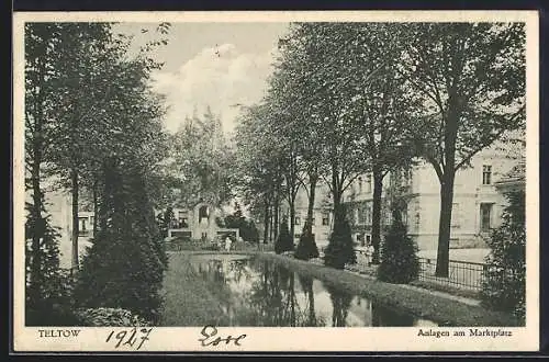 AK Teltow, Anlagen am Marktplatz