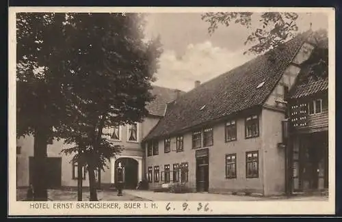 AK Buer / Han., Hotel Ernst Bracksieker