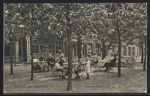 AK Demmin, Tannen-Restaurant v. W. Bieber, Aussenbereich