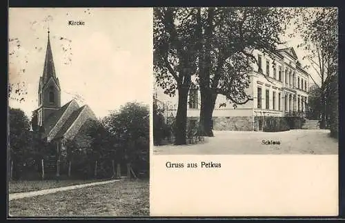 AK Petkus, Kirche und Schloss