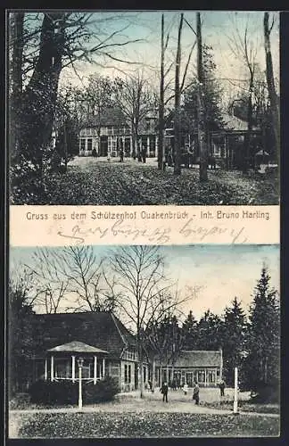 AK Quakenbrück, Gasthaus Schützenhof, Bes. Bruno Harting