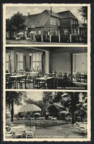 AK Quakenbrück-Hengelage, Kaffee-Garten, Gasthaus Gösling