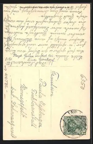 AK Bad-Nauheim, Pension Häberie, Villa Rheingold, Louisenstrasse 10