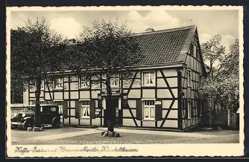 AK Dortmund-Kleinholthausen, Café-Restaurant Hermann Mentler