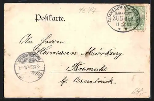AK Nortrup, Gasthaus v. D. Möhlmann, Hofbesitzer Lübke