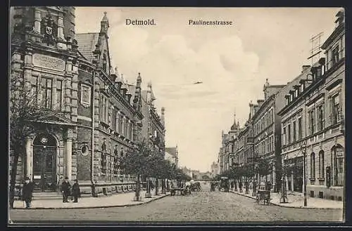 AK Detmold, Partie in der Paulinenstrasse