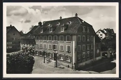 AK Bülach, Gasthof zum Kreuz, Bes. Frau Malzacher