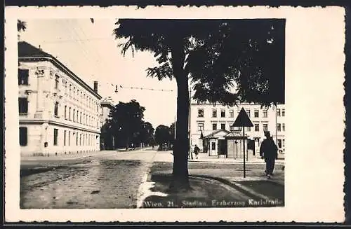 AK Wien, Stadlau, Erzherzog Karlstrasse