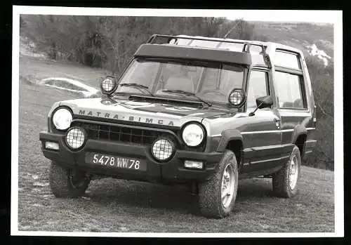 Fotografie Auto Simca Matra, Geländewagen, Werkfoto