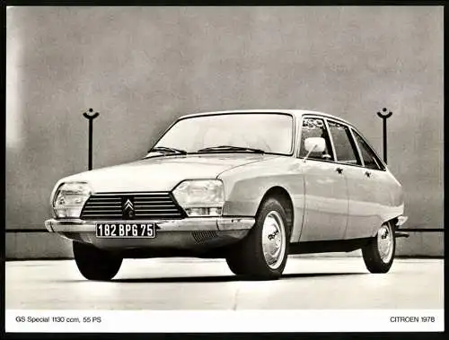 Fotografie Auto Citroen GS Special Modell 1978, Werkfoto