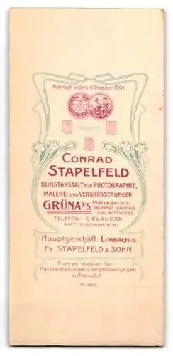 Fotografie Conrad Stapelfeld, Limbach, Eleganter junger Mann