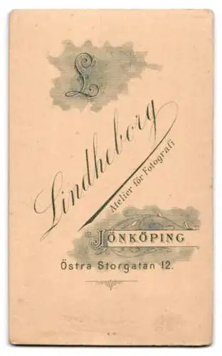 Fotografie Lindheborg, Jönköping, Östra Storgatan 12, Porträt eines jungen Mannes