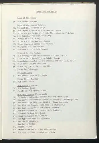 2 Fotoalben mit 68 Fotografien, Ansicht Missouri / MO, Staatsfotograf Gerald R. Massie (1911-1989) state photographer