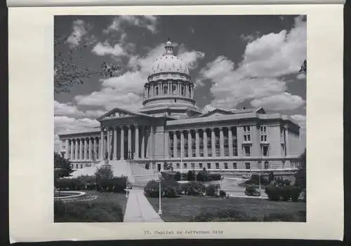 2 Fotoalben mit 68 Fotografien, Ansicht Missouri / MO, Staatsfotograf Gerald R. Massie (1911-1989) state photographer