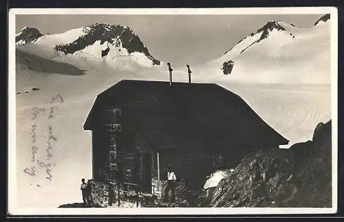 AK Rotondohütte, Berghütte gegen Wyttenwasserpass