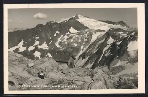 AK Rojacher Hütte, Berghütte mit Sonnblick