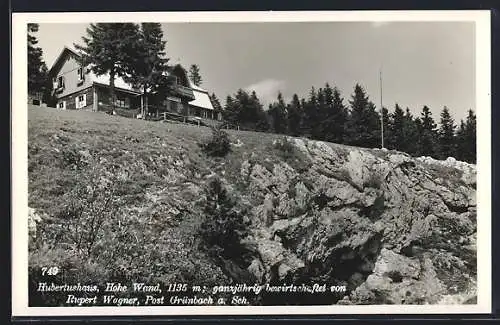 AK Hubertushaus, Berghütte an der Hohen Wand