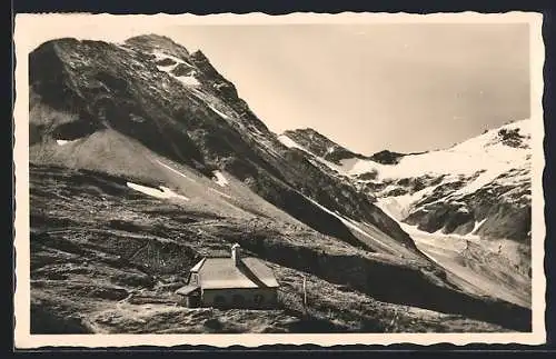 AK Wilhelm Arlt-Haus, Berghütte gegen den Hohen Sonnblick