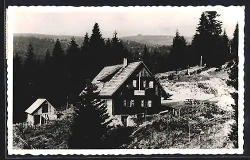 AK Hinterberger Hütte, Berghütte auf der Forstalpe Wolfsberg