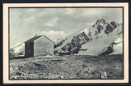 AK Oberwalderhütte, Berghütte der Sektion Austria des D.-Ö. A.-V. und Grossglockner