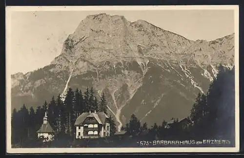 AK Barbarahaus, Berghütte am Erzberg